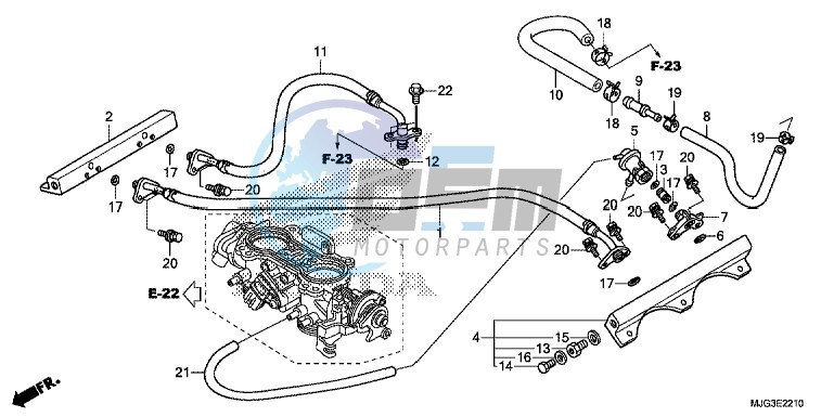 THROTTLE BODY (TUBING)