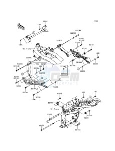 Z800 ZR800CFF UF (UK FA) XX (EU ME A(FRICA) drawing Engine Mount