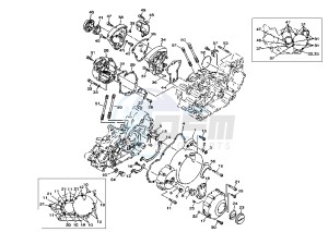 XV A WILD STAR 1600 drawing CRANKCASE COVER