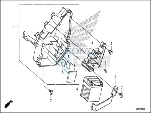 CRF110FH Europe Direct - (ED) drawing BATTERY