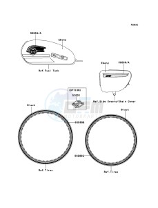 W800 EJ800AEFA GB XX (EU ME A(FRICA) drawing Decals(Ebony)