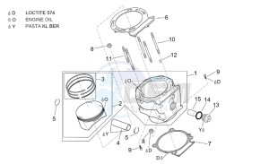 Pegaso 650 ie drawing Cylinder