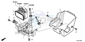 CB500XAF CB500X UK - (E) drawing ABS MODULATOR