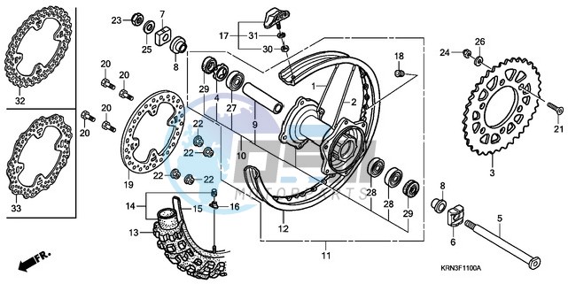 REAR WHEEL