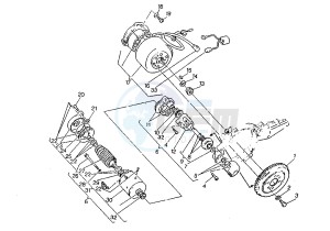 ROADSTER 125 drawing FLYWHEEL-STARTING MOTOR