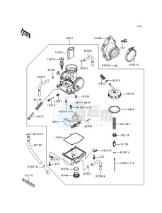 KDX 200 E [KDX200] (E4-E6)) [KDX200] drawing CARBURETOR