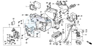 VT600C drawing BATTERY