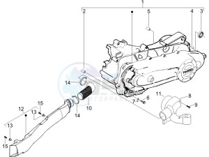 Liberty 50 4T PTT 2007-2012 (D) is drawing Crankcase cover - Crankcase cooling