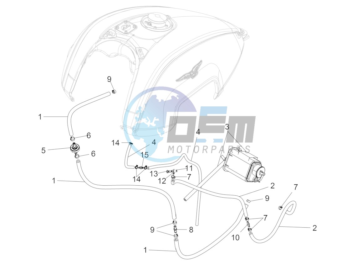 Fuel vapour recover system