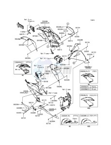 NINJA_ZX-6R_ABS ZX636FEF FR GB XX (EU ME A(FRICA) drawing Cowling Lowers