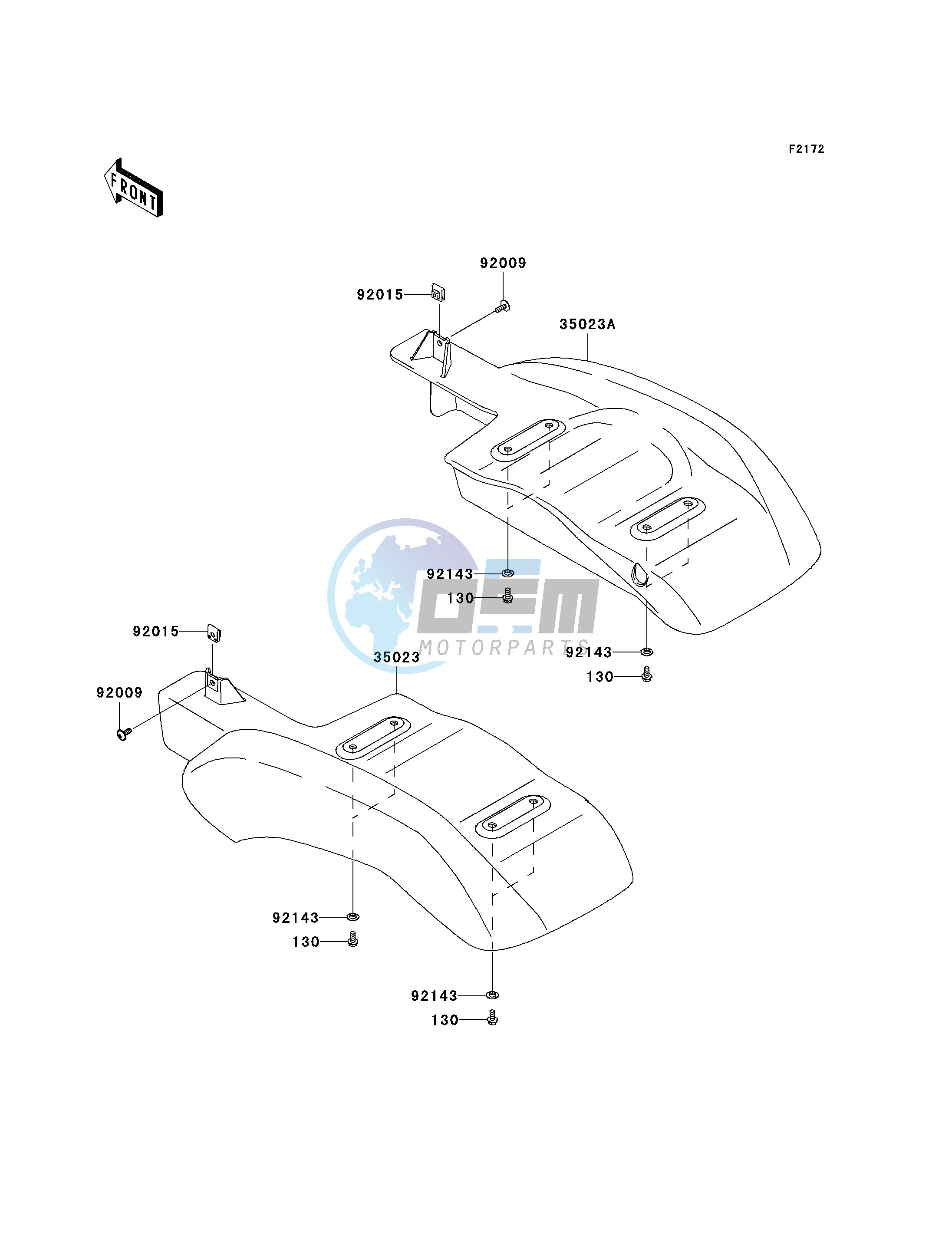 REAR FENDER-- S- -