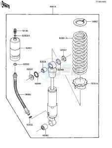 KX 80 C [KX80] (C2) [KX80] drawing SHOCK ABSORBER -- -F_NO.007283- -