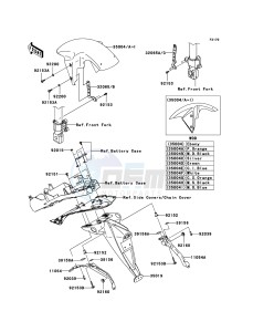 Z750_ABS ZR750M8F GB XX (EU ME A(FRICA) drawing Fenders