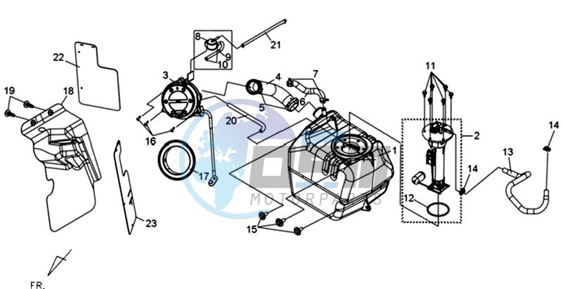 FUEL TANK - FUEL CUT