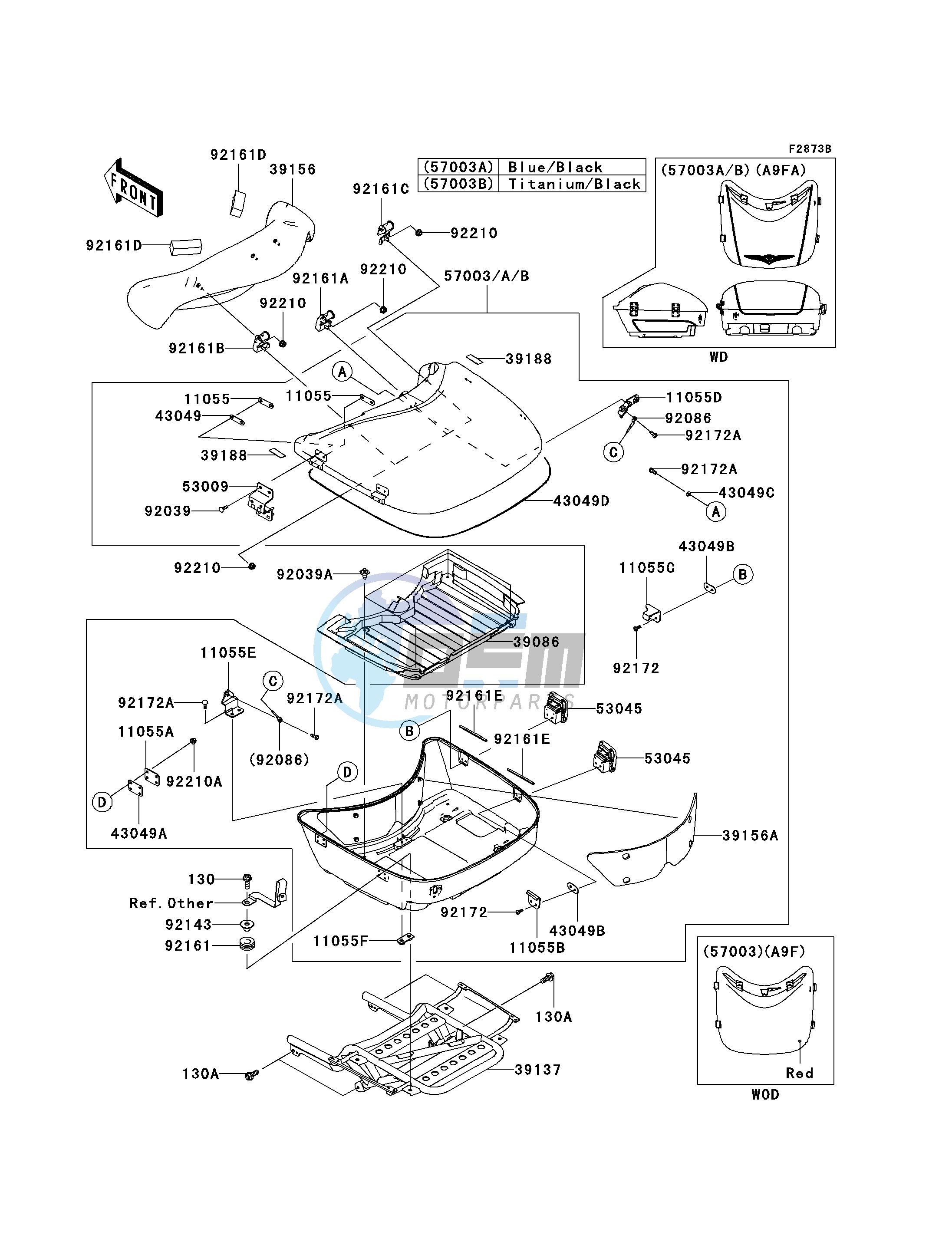 SADDLEBAGS -- TRUNK- -