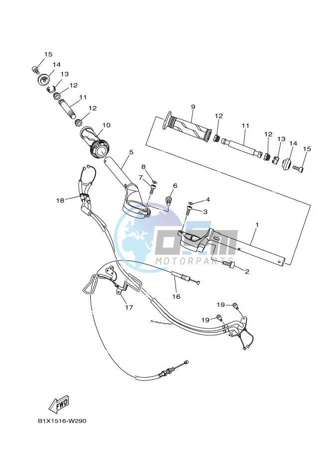 STEERING HANDLE & CABLE