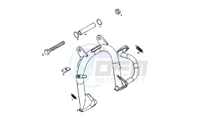 BOULEVARD - 50 CC 4T EU2 25 KM/H drawing STAND