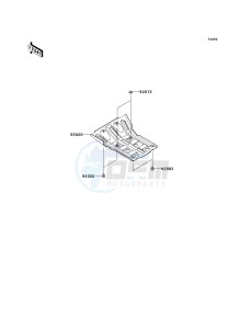 KVF650 D [BRUTE FORCE 650 4X4] (D1) D1 drawing OPTIONAL PARTS-- GUARD- -