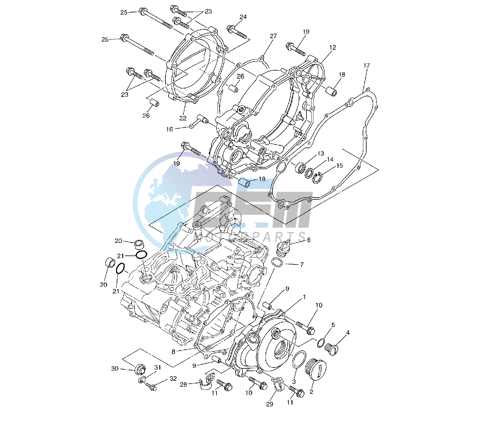 CRANKCASE COVER