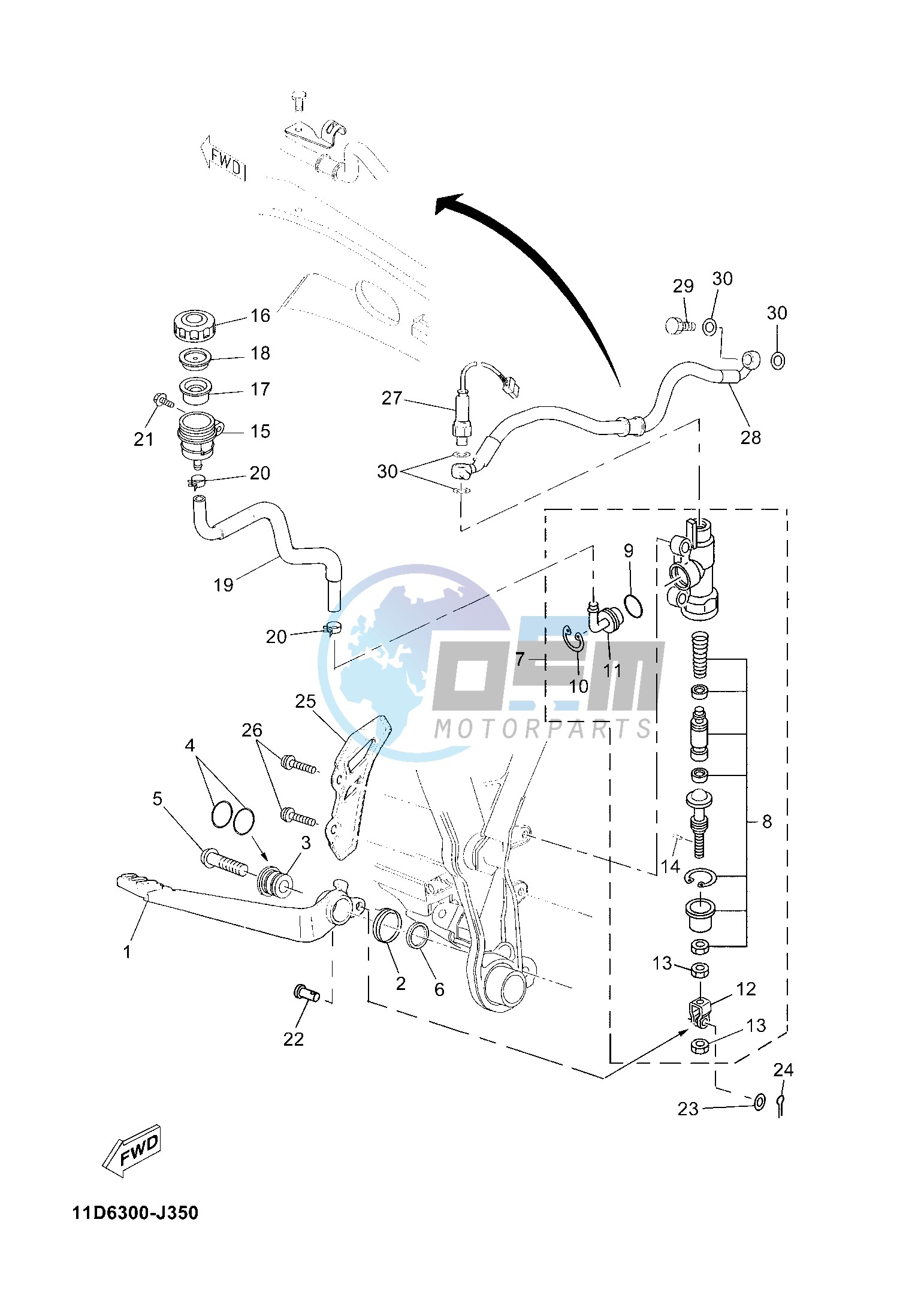 REAR MASTER CYLINDER