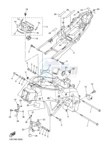 YZF-R6 R6 600 (1JSU 1JSV) drawing FRAME