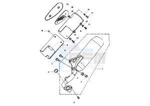 YN R NEO'S 50 drawing EXHAUST MY99