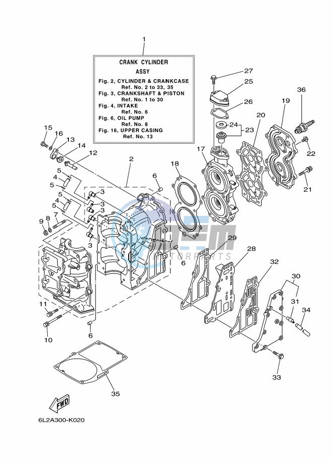 CYLINDER--CRANKCASE