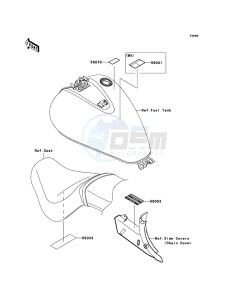 VN900_CUSTOM VN900CBF GB XX (EU ME A(FRICA) drawing Labels