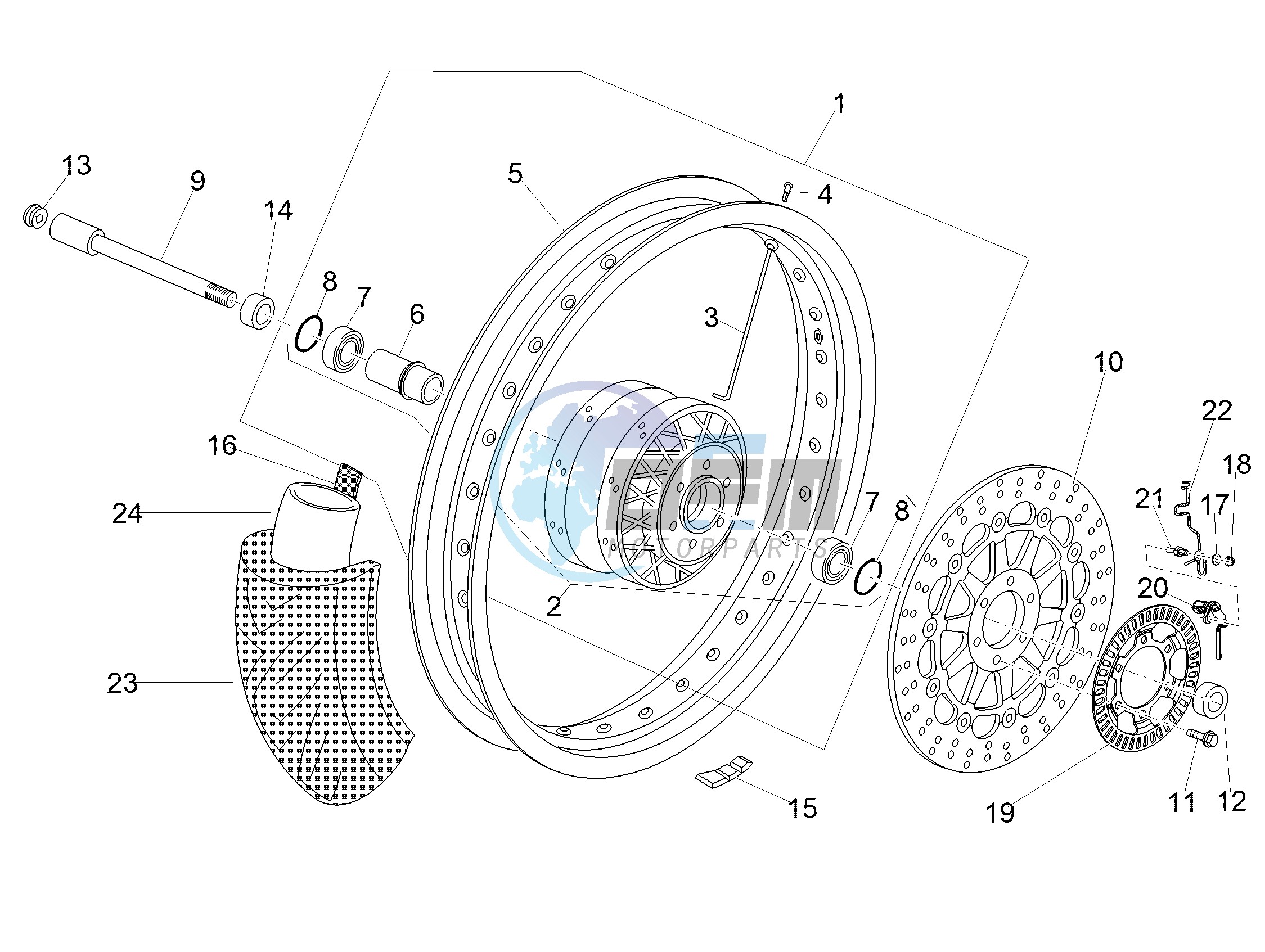 Front wheel