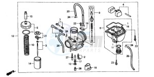 CR80RB drawing CARBURETOR