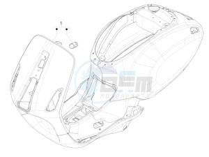 PRIMAVERA 150 4T 3V IGET ABS-NOABS E2-E3-E4 (APAC) drawing Frame/bodywork