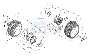 Quasar 125-180 drawing Rear Wheel