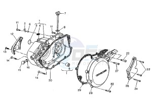 W8 FA 125 drawing CRANKCASE COVER