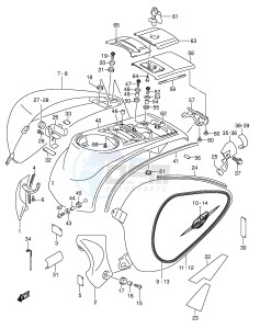 VL1500 (E2) drawing SIDE COVER (MODEL K5)