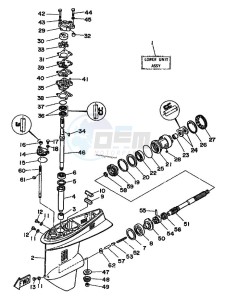 55B drawing LOWER-CASING-x-DRIVE-1