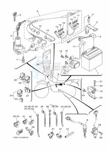 XT250 XT250P (B1UK) drawing ELECTRICAL 1