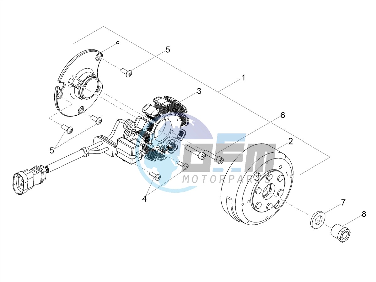 Cdi magneto assy / Ignition unit