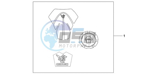 TANK PAD/FUEL FILLER CAP