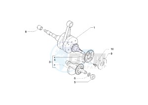 Beverly 500 drawing Crankshaft