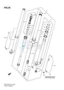 RM-Z 250 drawing FRONT DAMPER (L0-L1)