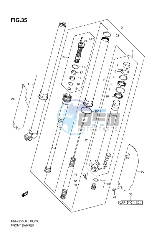 FRONT DAMPER (L0-L1)