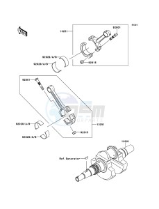 KVF650_4X4 KVF650FCS EU GB drawing Crankshaft