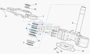 Griso V 850 IE IE drawing Steering