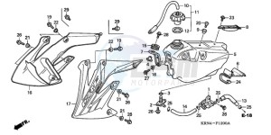 CRF250R9 Australia - (U) drawing FUEL TANK