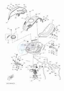 YZF125-A YZF-R125 (B5G5) drawing FUEL TANK