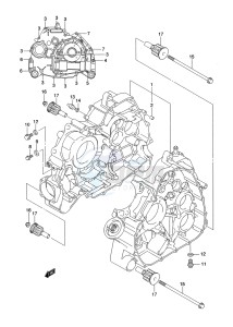 LT-A500XP Z drawing CRANKCASE