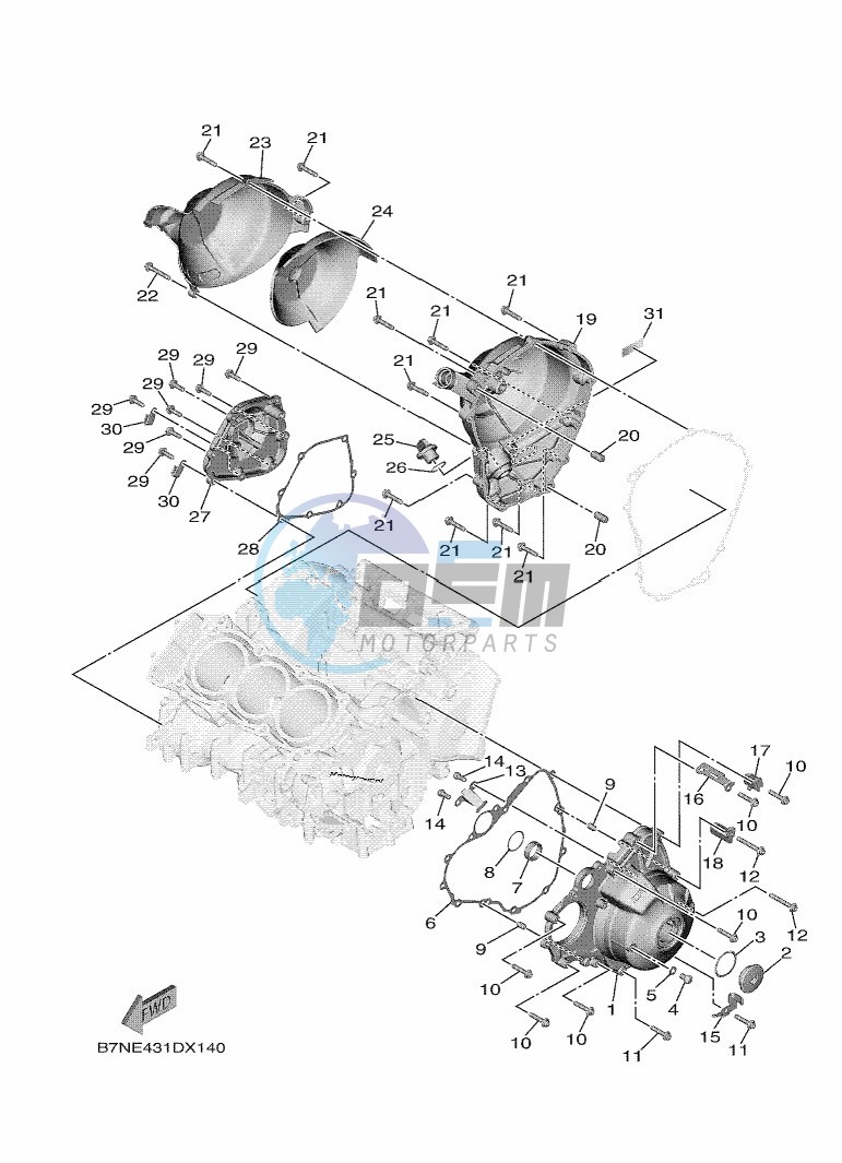 CRANKCASE COVER 1