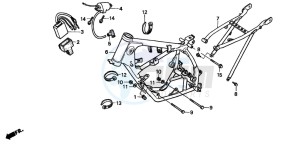 CR80RB drawing FRAME BODY