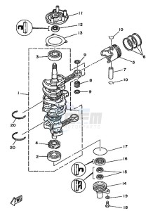 50D drawing CRANKSHAFT--PISTON