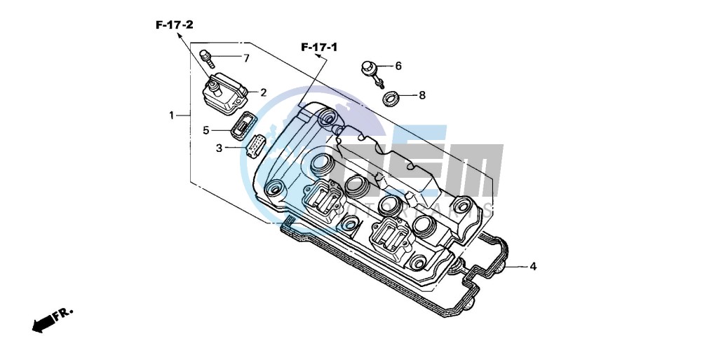 CYLINDER HEAD COVER (CB600F3/4/5/6)